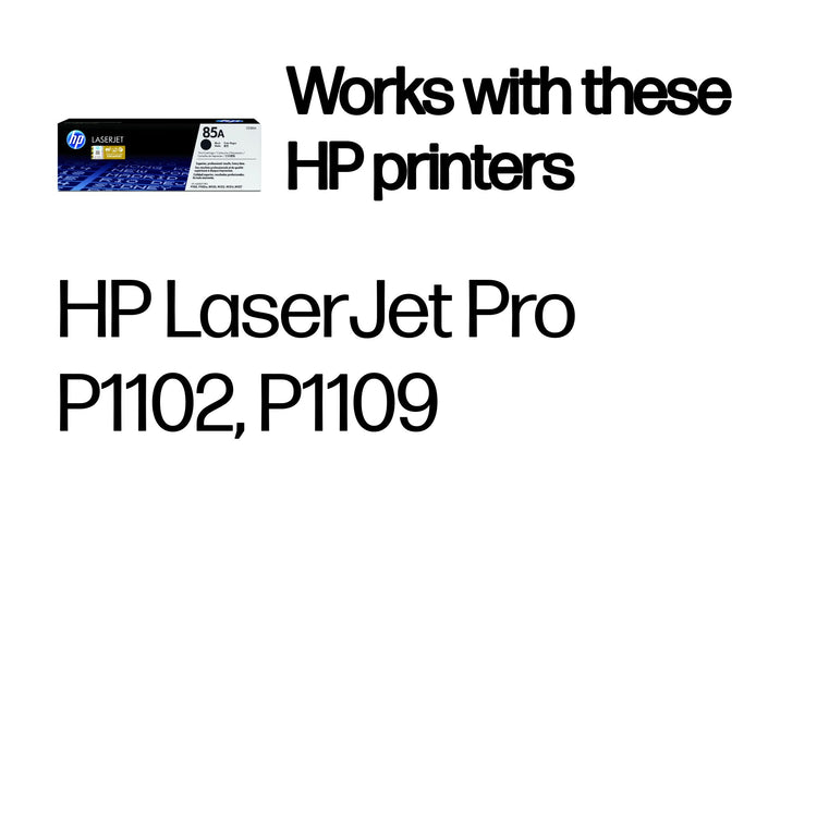 HP CE285A (85A) Black Original Toner Cartridge - Cartouches Certifiees
