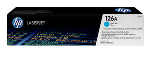 HP CE311A (126A) Cyan Original Toner Cartridge - Cartouches Certifiees
