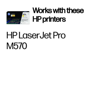 HP CE402A (507A) Yellow Original Toner Cartridge - Cartouches Certifiees