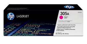 HP CE413A (305A) Magenta Original Toner Cartridge - Cartouches Certifiees