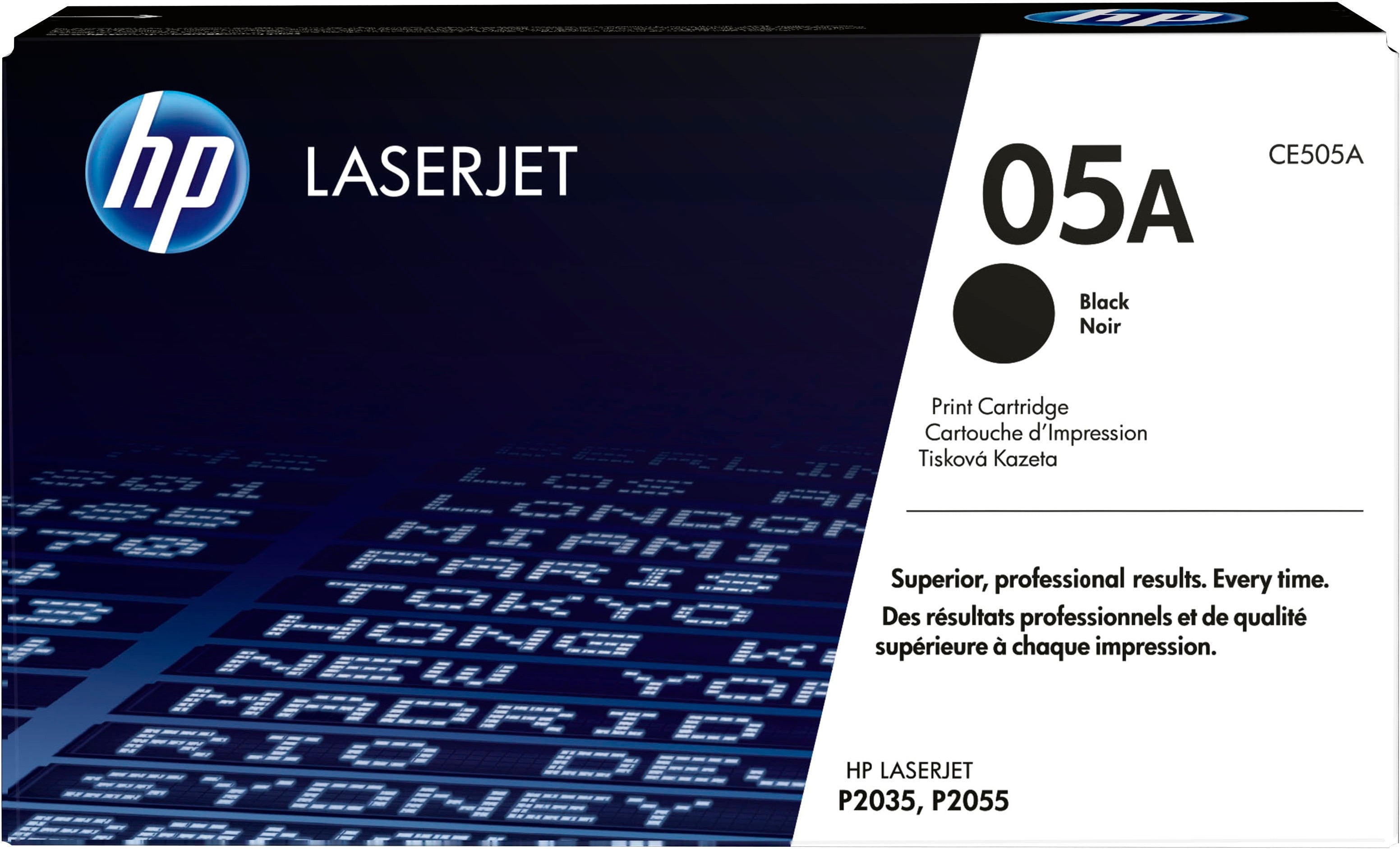 HP CE505A (05A) Black Original Toner Cartridge - Cartouches Certifiees
