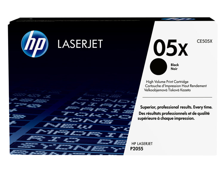 HP CE505X (05X) Black Original Toner Cartridge - Cartouches Certifiees