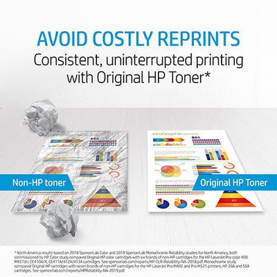 HP CE741A (307A) Cyan Original Toner Cartridge - Cartouches Certifiees