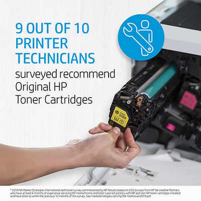 HP CE741A (307A) Cyan Original Toner Cartridge - Cartouches Certifiees