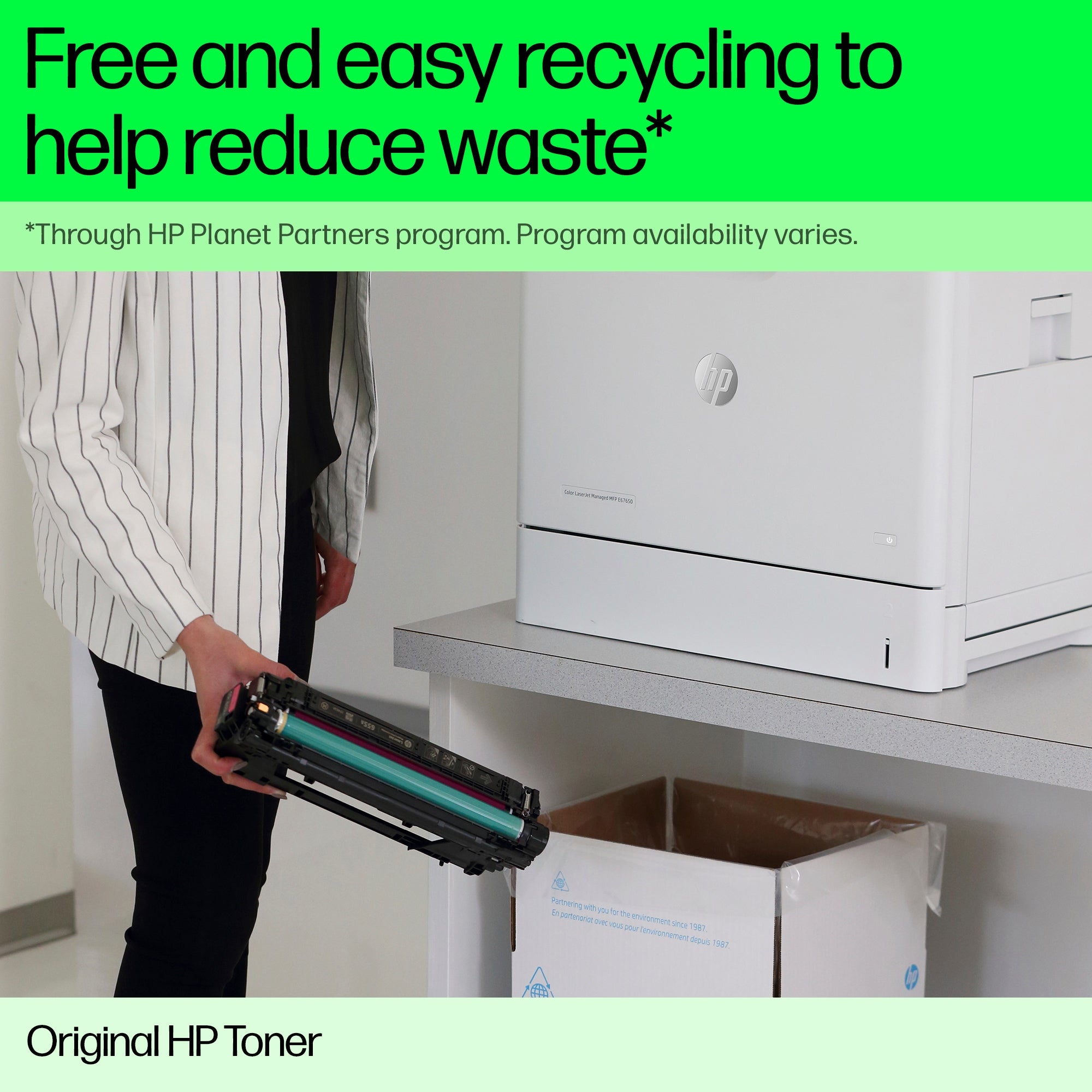 HP CF031A (646A) Cyan Original Toner Cartridge - Cartouches Certifiees