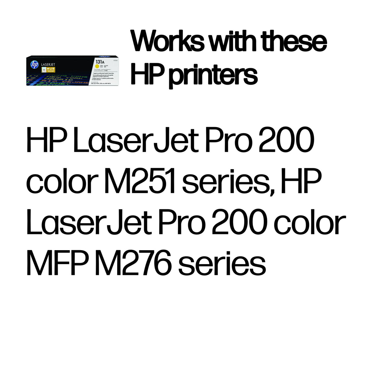 HP CF212A (131A) Yellow Original Toner Cartridge - Cartouches Certifiees