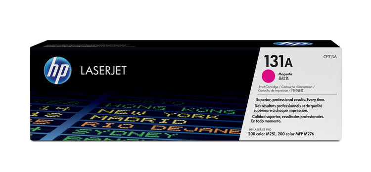 HP CF213A (131A) Magenta Original Toner Cartridge - Cartouches Certifiees