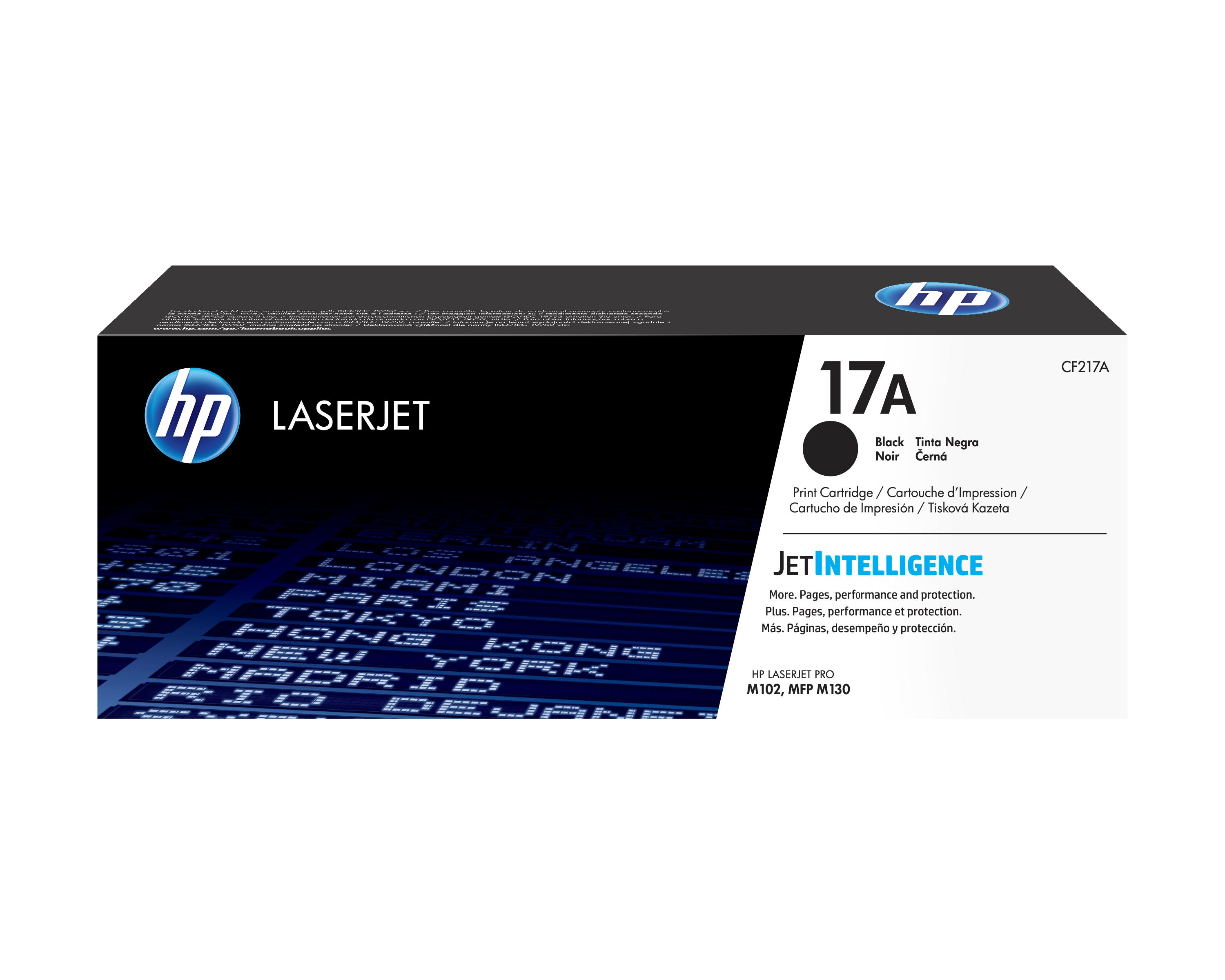 HP CF217A (17A) Black Original Toner Cartridge - Cartouches Certifiees