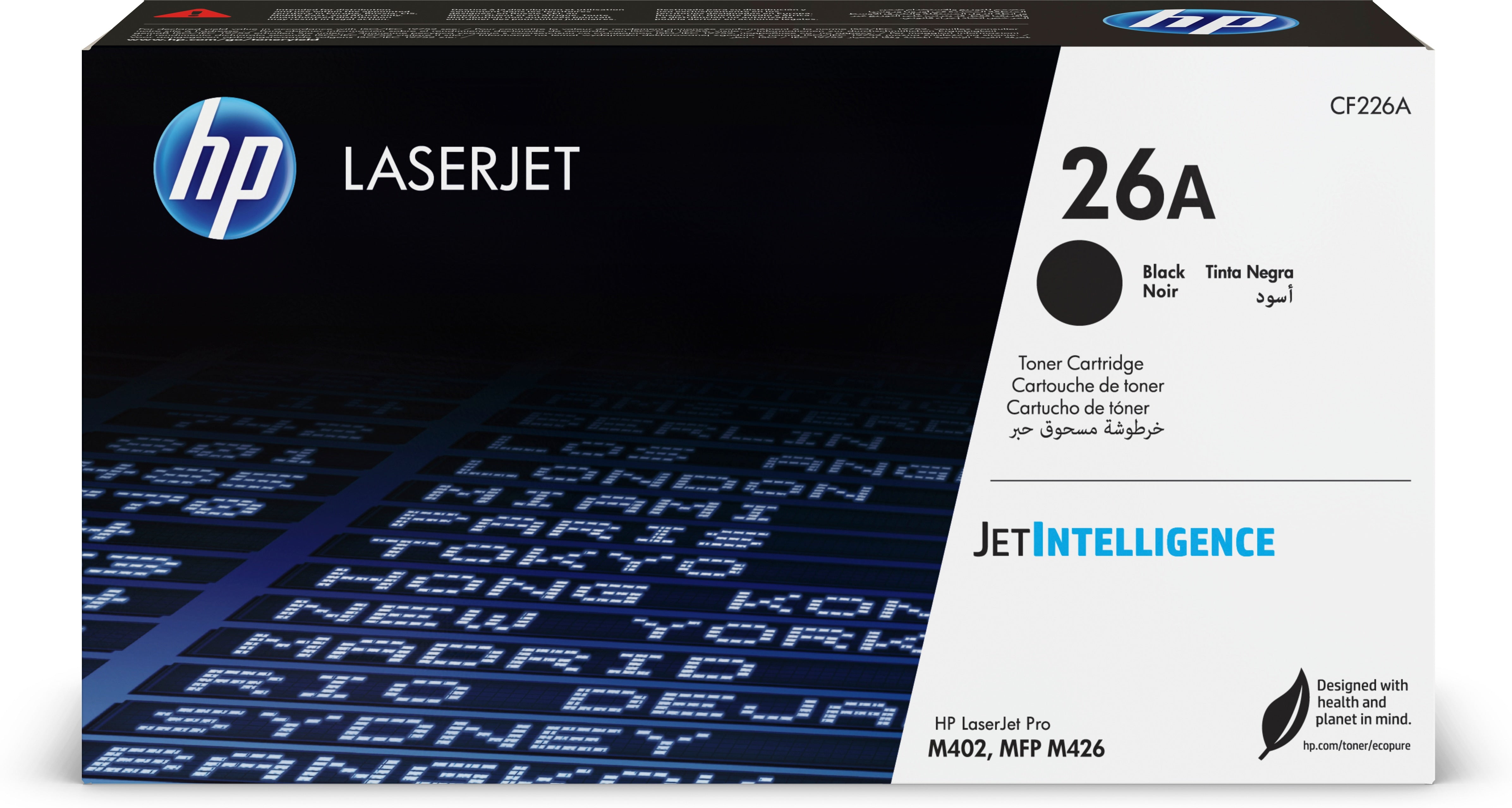 HP CF226A (26A) Black Original Toner Cartridge - Cartouches Certifiees