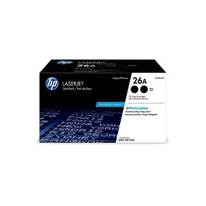 HP CF226AD (26A) 2 Pack Black Original Toner Cartridge - Cartouches Certifiees