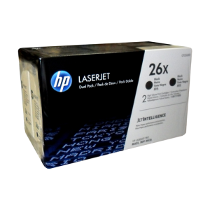 HP CF226XD (26X) 2 Pack Black Original Toner Cartridge - Cartouches Certifiees