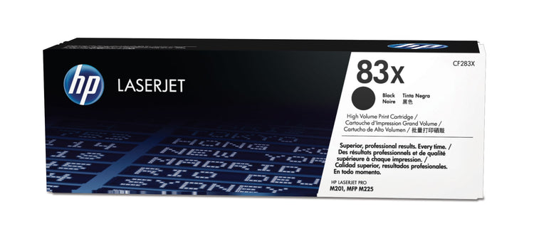 HP CF283X (83X) Black Original Toner Cartridge - Cartouches Certifiees