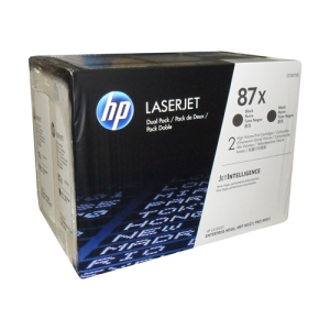 HP CF287XD (87X) 2 Pack Black Original Toner Cartridge - Cartouches Certifiees