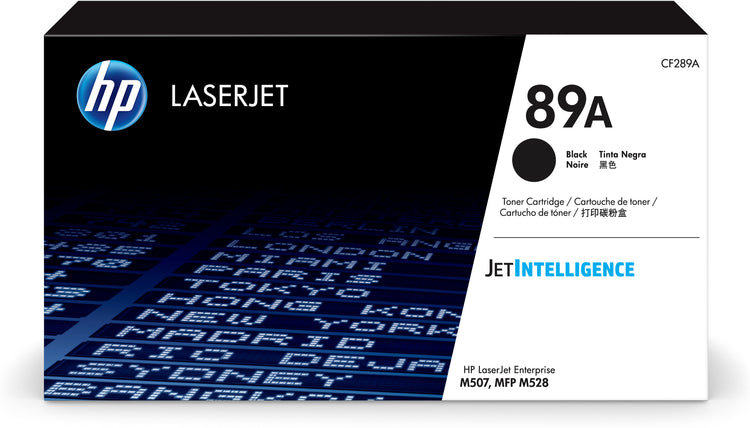 HP CF289A (89A) Black Original Toner Cartridge - Cartouches Certifiees