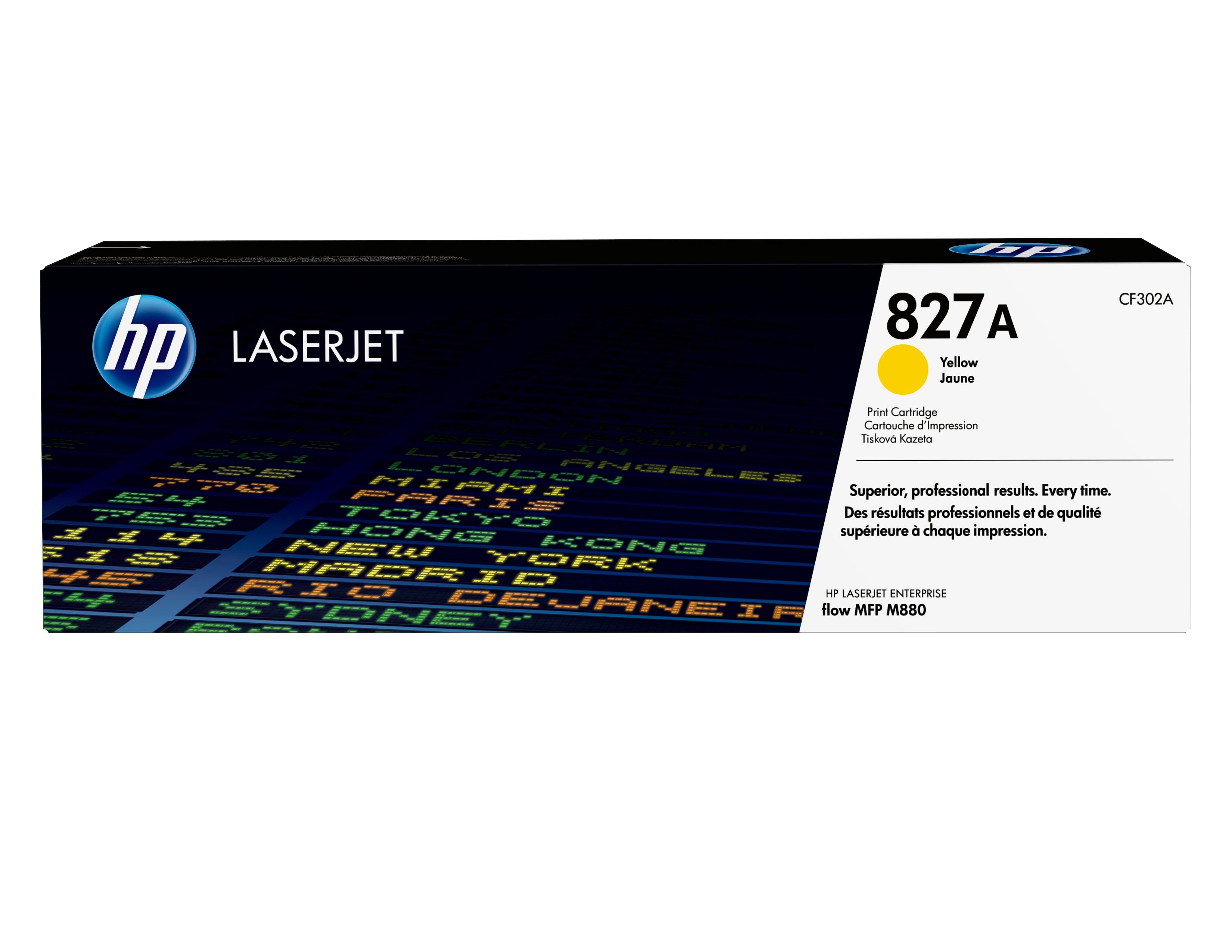 HP CF302A (827A) Yellow Original Toner Cartridge - Cartouches Certifiees