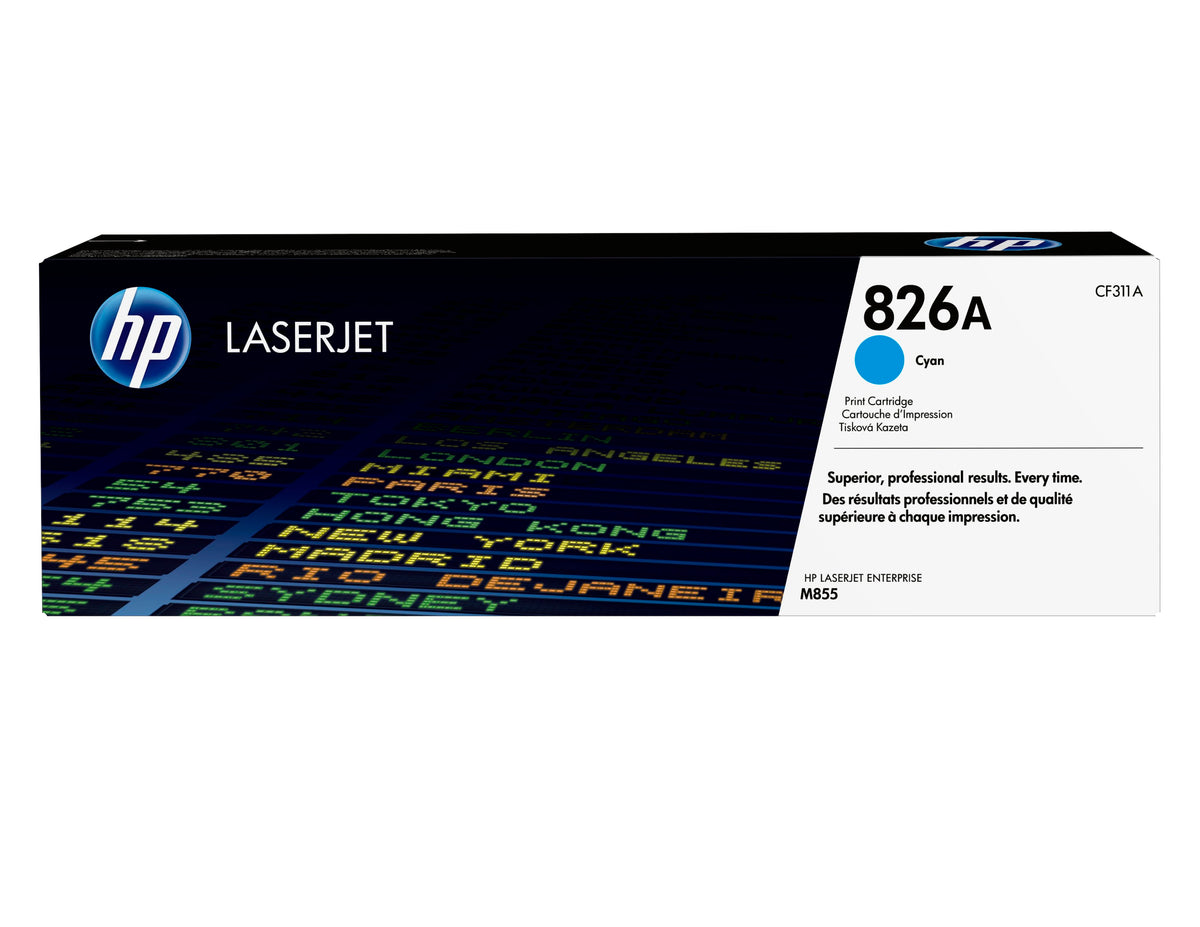 HP CF311A (826A) Cyan Original Toner Cartridge - Cartouches Certifiees