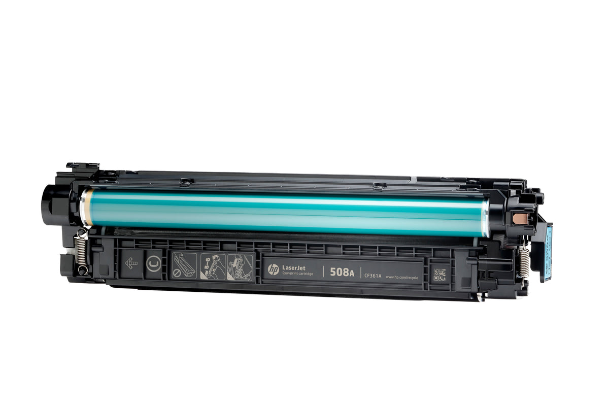 HP CF361A (508A) Cyan Original Toner Cartridge - Cartouches Certifiees