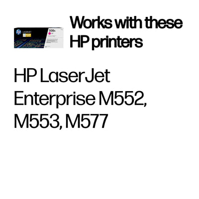HP CF363A (508A) Magenta Original Toner Cartridge - Cartouches Certifiees