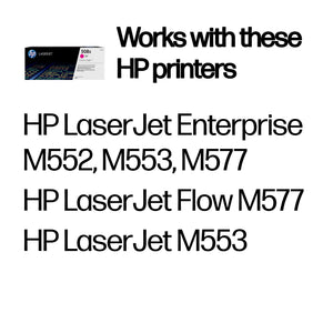 HP CF363X (508X) Magenta Original Toner Cartridge - Cartouches Certifiees