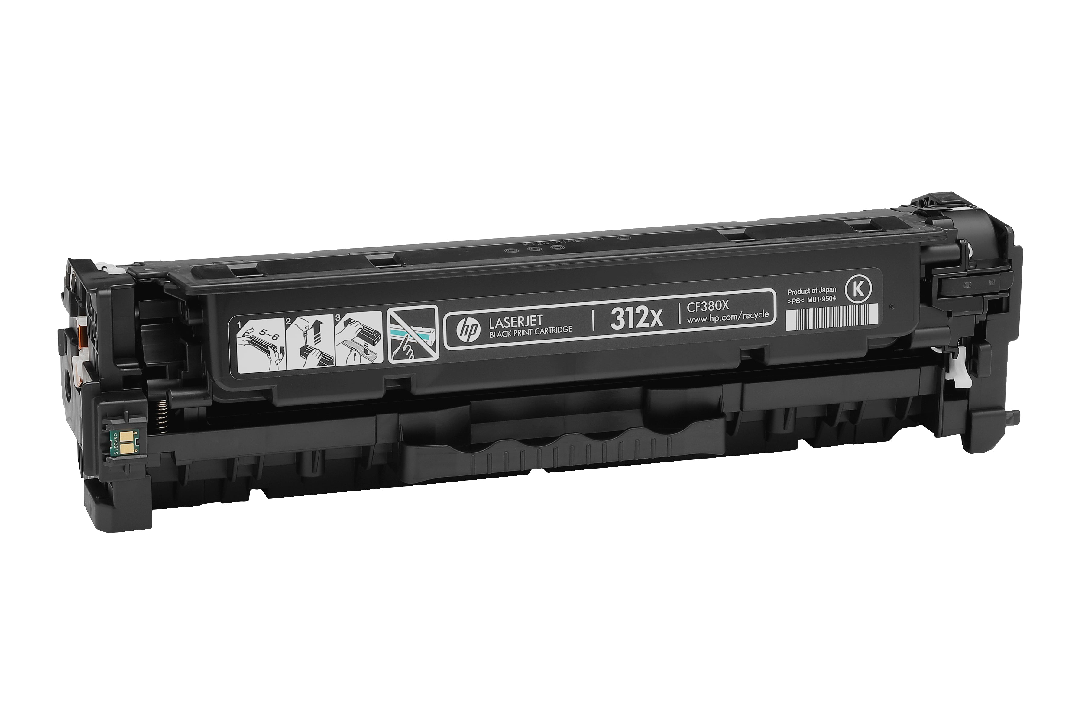 HP CF380X (312X) Black Original Toner Cartridge - Cartouches Certifiees