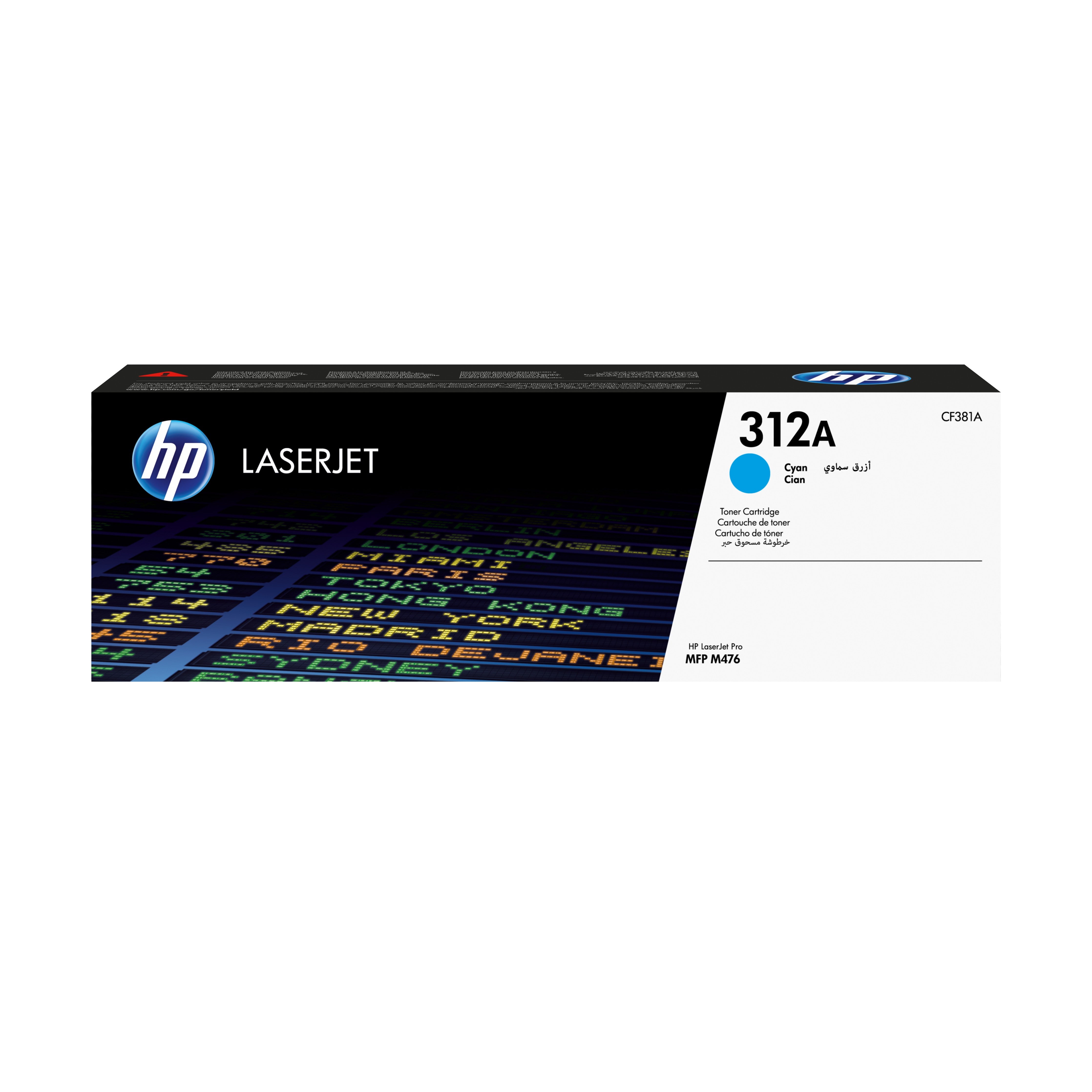 HP CF381A (312A) Cyan Original Toner Cartridge - Cartouches Certifiees