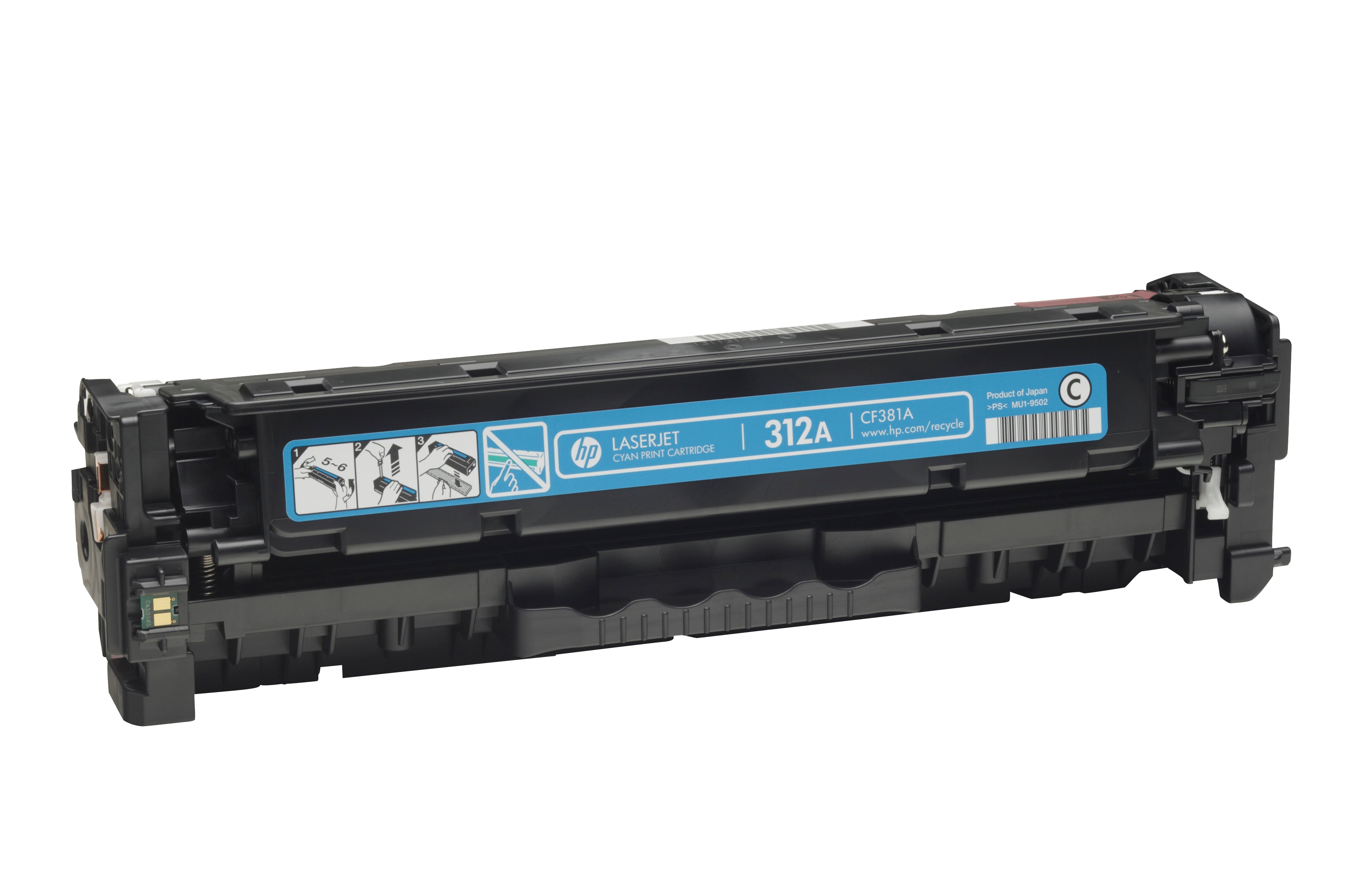 HP CF381A (312A) Cyan Original Toner Cartridge - Cartouches Certifiees