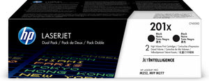 HP CF400XD (201X) 2 Pack Black Original Toner Cartridge - Cartouches Certifiees