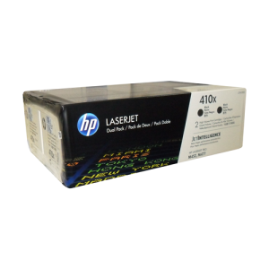 HP CF410XD (410X) 2 Pack Black Original Toner Cartridge - Cartouches Certifiees