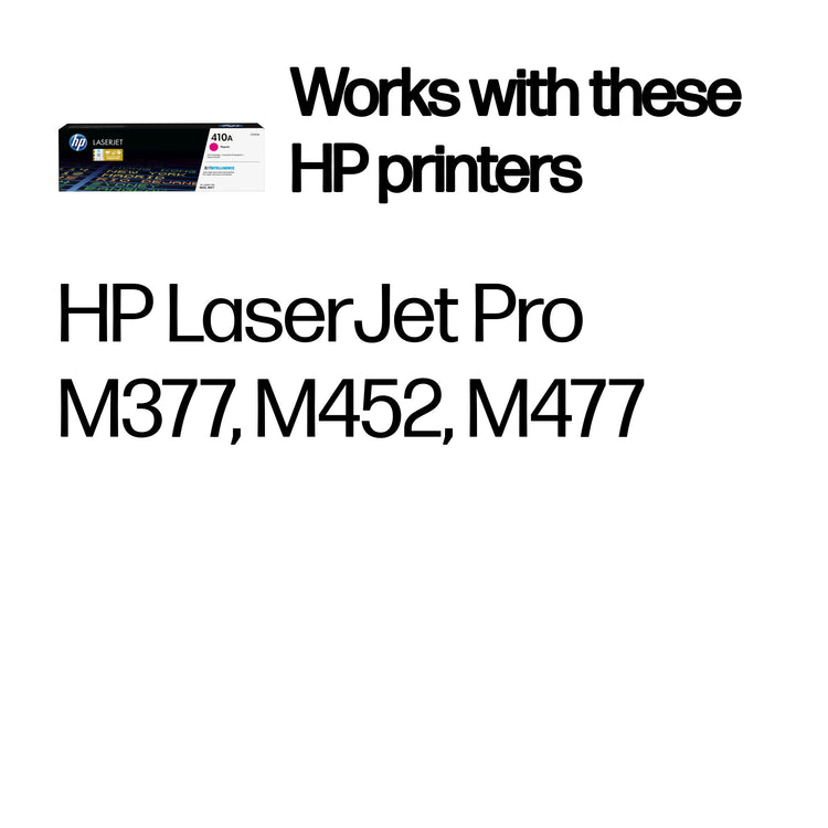 HP CF413A (410A) Magenta Original Toner Cartridge - Cartouches Certifiees
