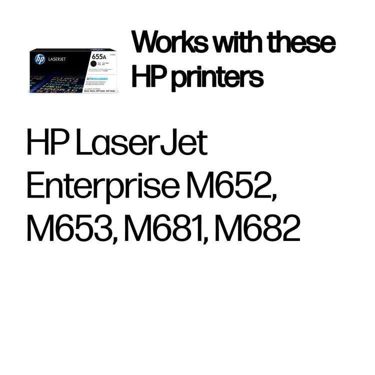 HP CF450A (655A) Black Original Toner Cartridge - Cartouches Certifiees