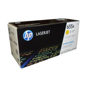 HP CF452A (655A) Yellow Original Toner Cartridge - Cartouches Certifiees