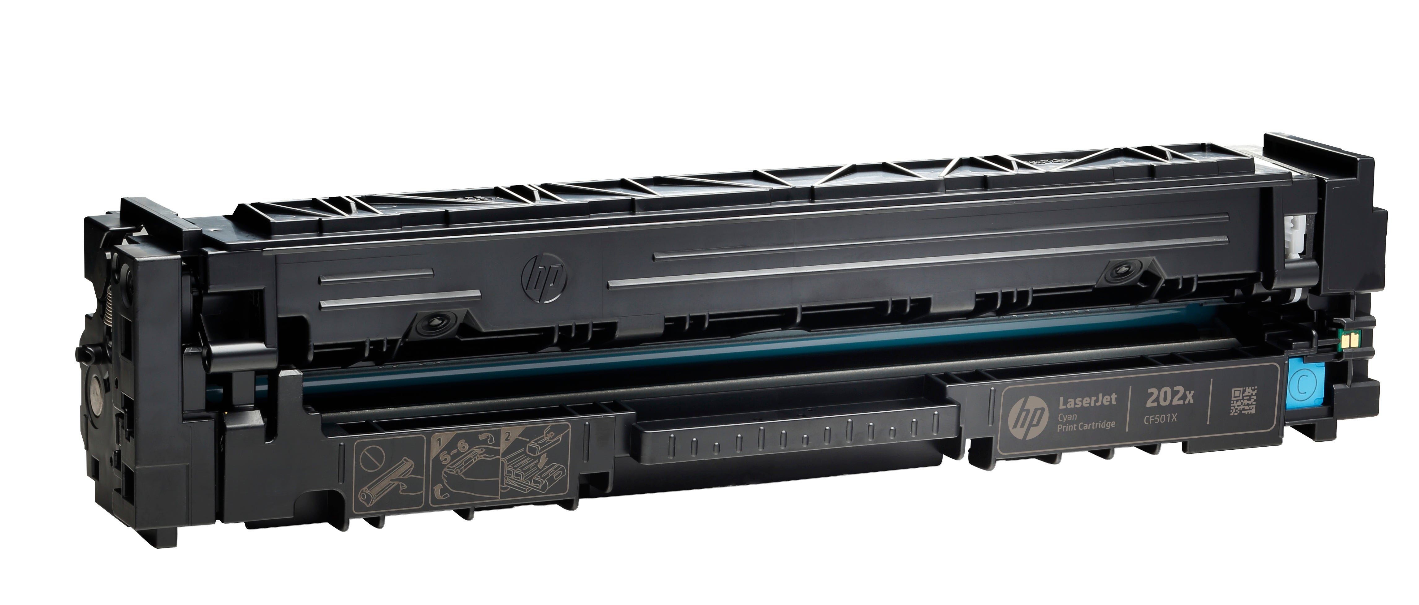HP CF501X (202X) Cyan Original Toner Cartridge - Cartouches Certifiees