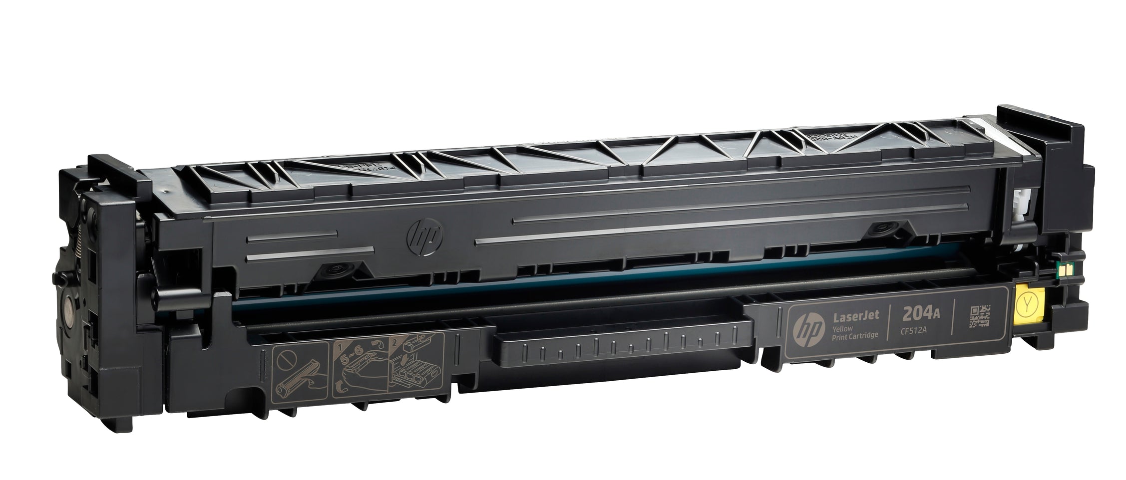 HP CF512A (204A) Yellow Original Toner Cartridge - Cartouches Certifiees