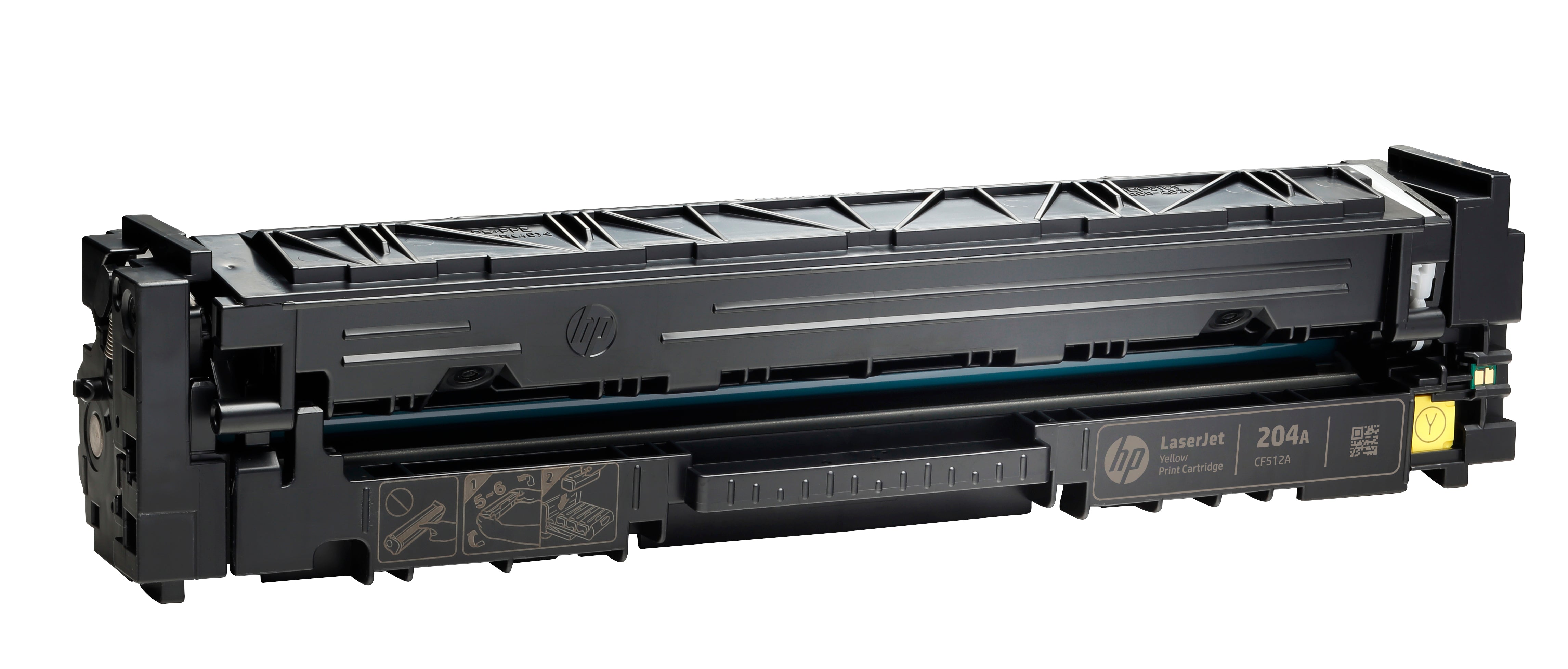 HP CF512A (204A) Yellow Original Toner Cartridge - Cartouches Certifiees