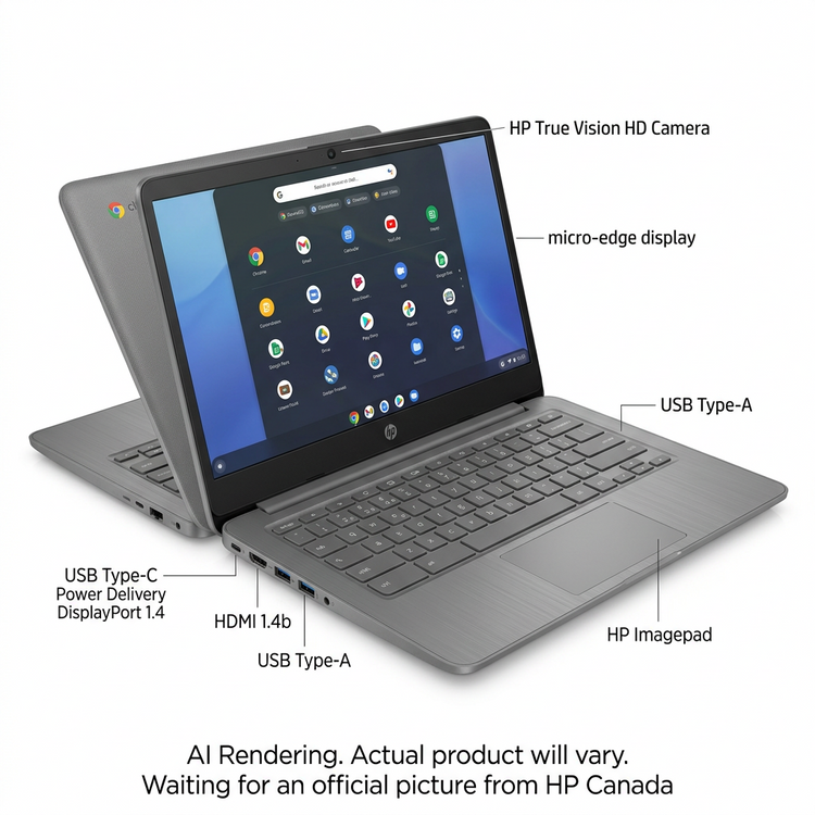 HP Chromebook 14a-ne1000ca Canada - French Bilingual (B89ZTUA#ABL) - Cartouches Certifiees