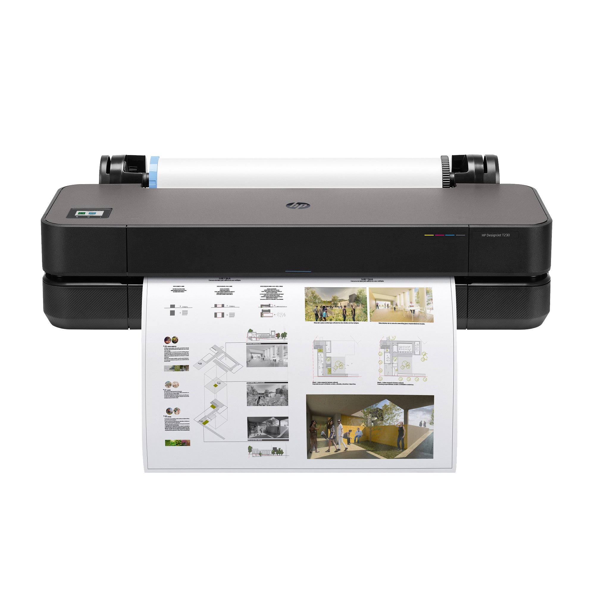 HP DesignJet T230 24-in Printer (5HB07T#B1K) - Cartouches Certifiees