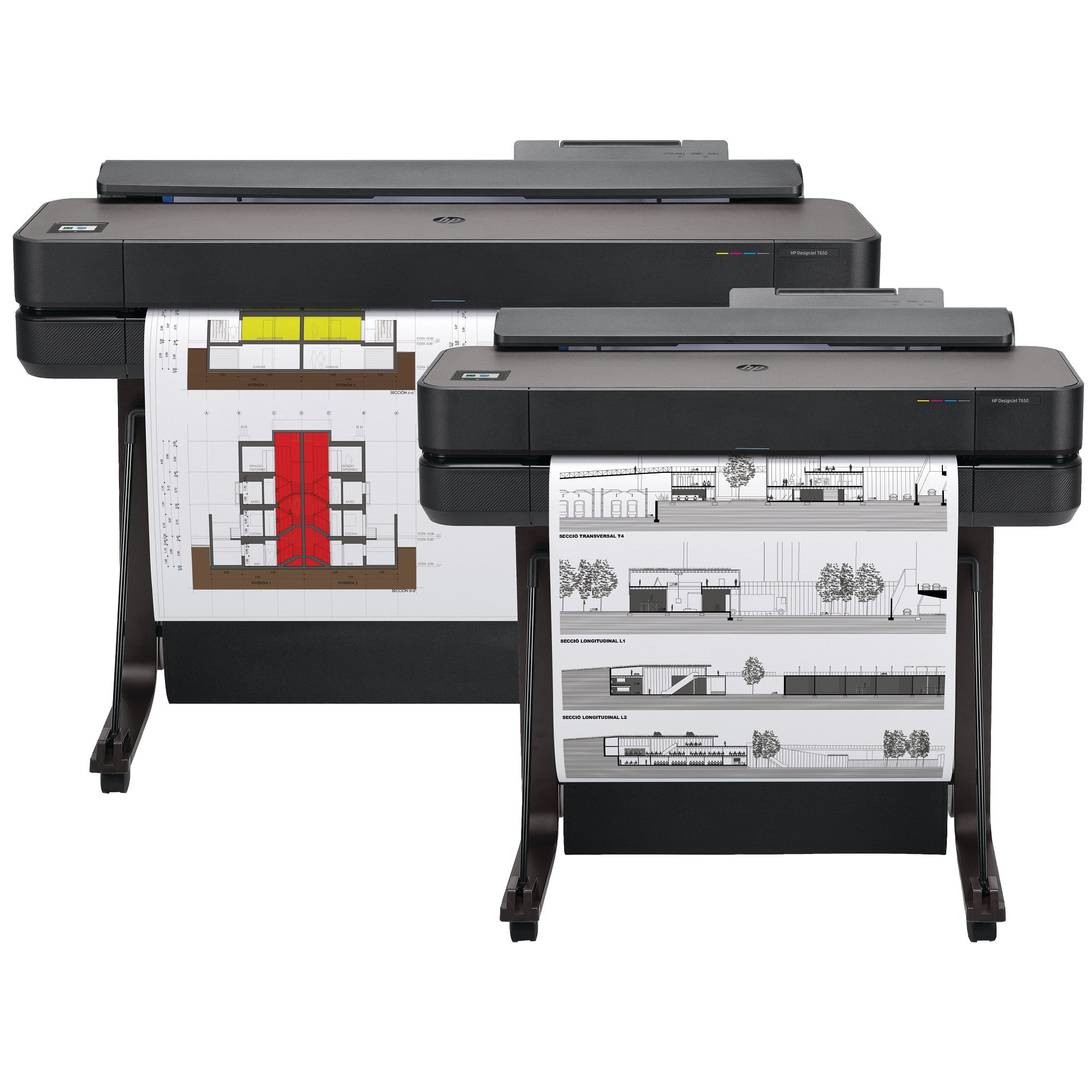 HP DesignJet T650 24-in Printer (5HB08T#B1K) - Cartouches Certifiees