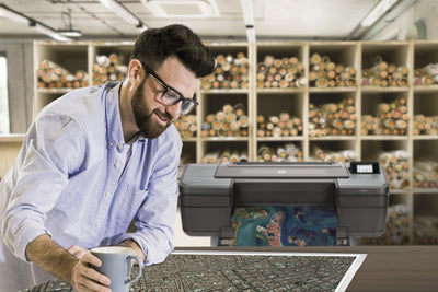 HP DesignJet Z6dr 44-in PostScript Printer with V-Trimmer Plus Edition (T8W18D#B1K) - Cartouches Certifiees