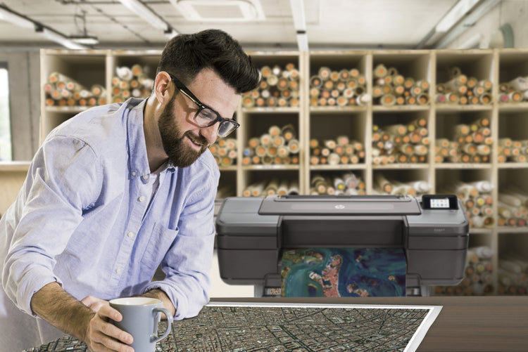 HP DesignJet Z6dr 44-in PostScript Printer with V-Trimmer Plus Edition (T8W18D#B1K) - Cartouches Certifiees