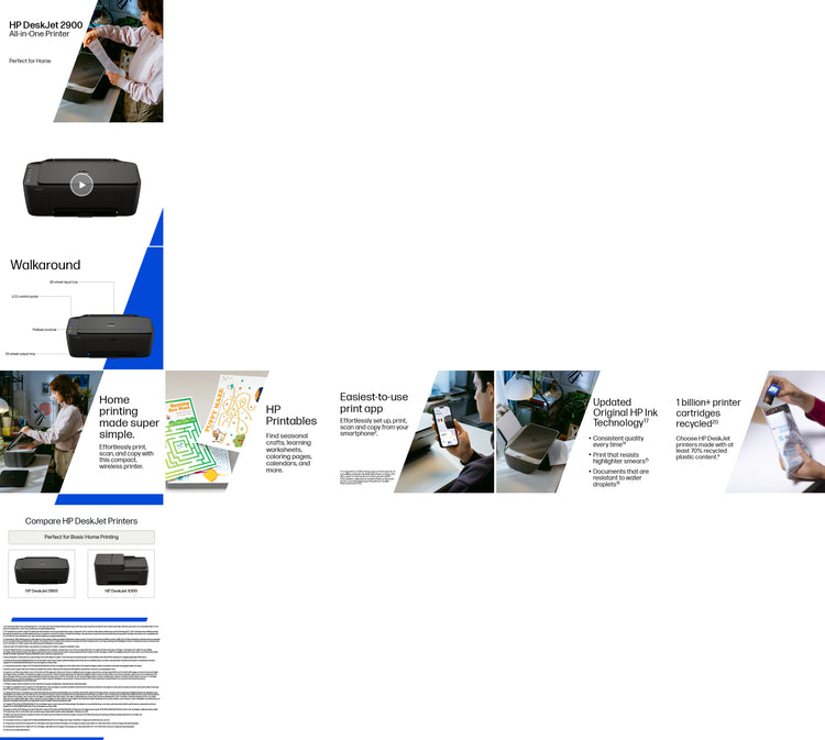 HP DeskJet 2942 All-in-One Printer (A24HFA#1HA) - Cartouches Certifiees