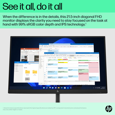 HP E22 G5 FHD MONITOR U.S. - ENGLISH LOCALIZATION (6N4E8AA#ABA) - Cartouches Certifiees