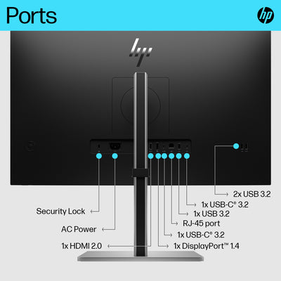 HP E27K G5 USB-C 4K MONITOR U.S. - ENGLISH LOCALIZATION (6N4C4AA#ABA) - Cartouches Certifiees