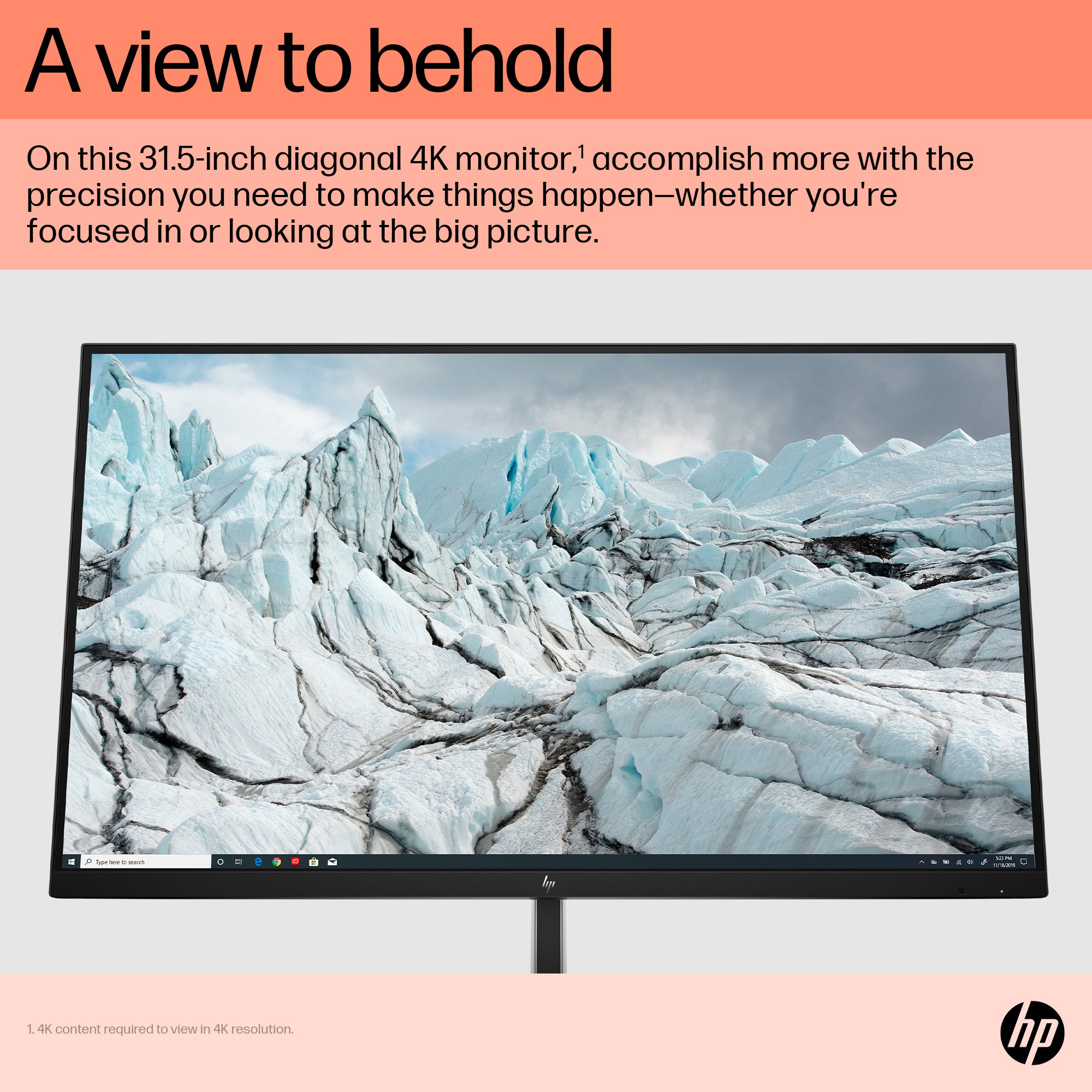 HP E32K G5 USB-C 4K MONITOR U.S. - ENGLISH LOCALIZATION (6N4D6AA#ABA) - Cartouches Certifiees