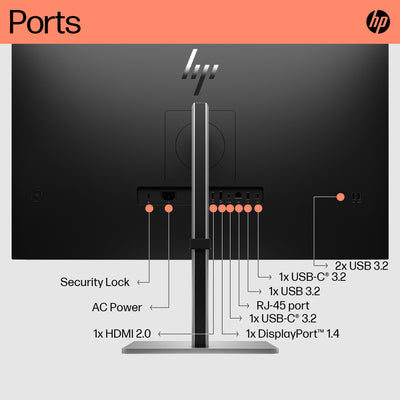 HP E32K G5 USB-C 4K MONITOR U.S. - ENGLISH LOCALIZATION (6N4D6AA#ABA) - Cartouches Certifiees