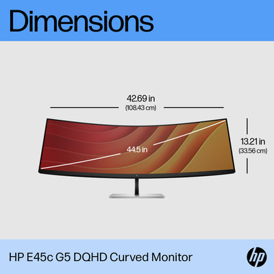 HP E45C G5 CURVED DQHD MONITOR U.S. - ENGLISH LOCALIZATION (6N4C1AA#ABA) - Cartouches Certifiees