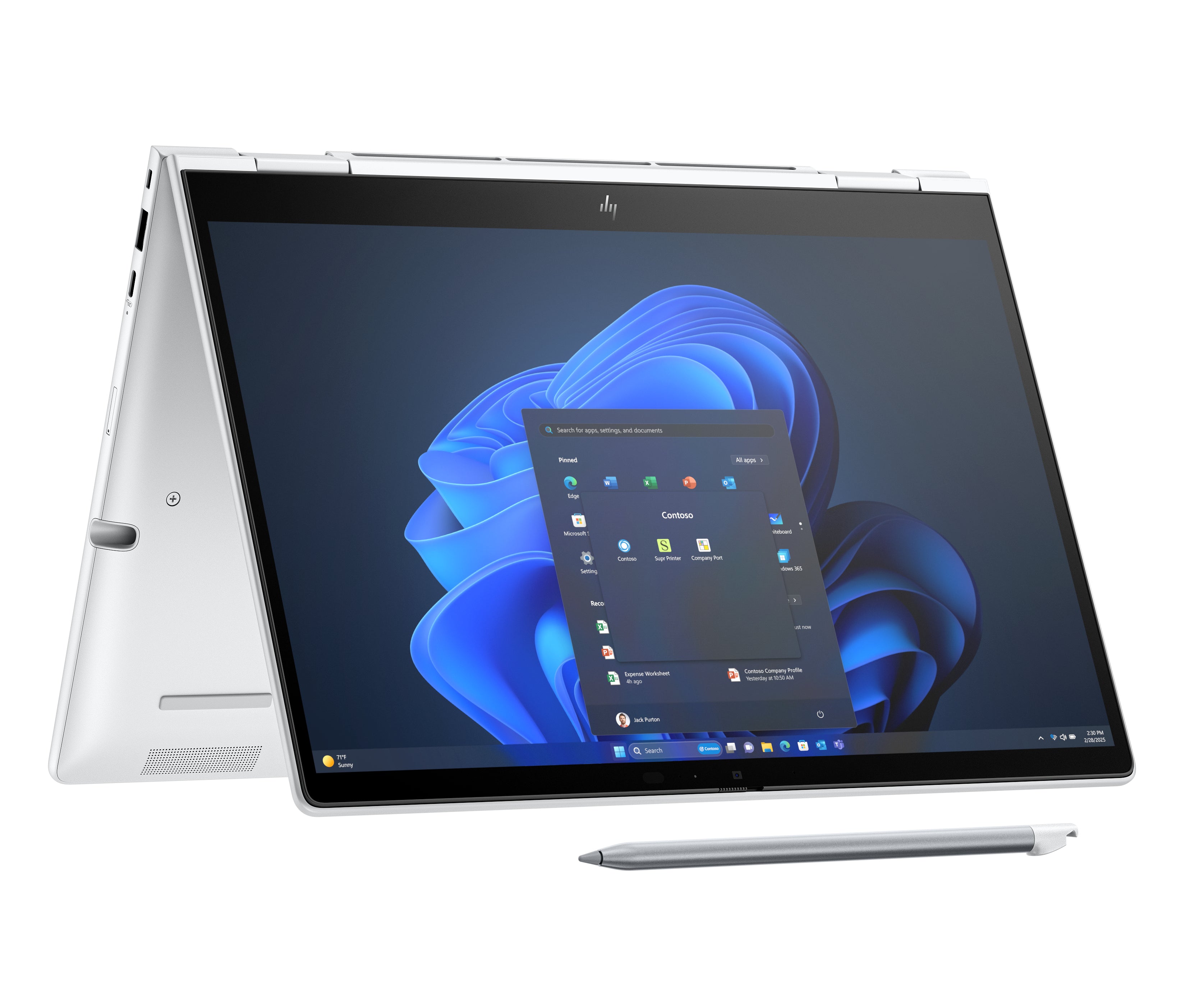 HP EliteBook 8 Flip G1i 13 inch Notebook AI PC Wolf Pro Security Edition Intel Core Ultra 7 265U Hybrid (2-in-1) 33.8 cm (13.3") Touchscreen WUXGA 32 GB LPDDR5x-SDRAM 512 GB SSD Wi-Fi 7 (802.11be) Windows 11 Pro Silver (BE8V2UT#ABA) - Cartouches Certifiees