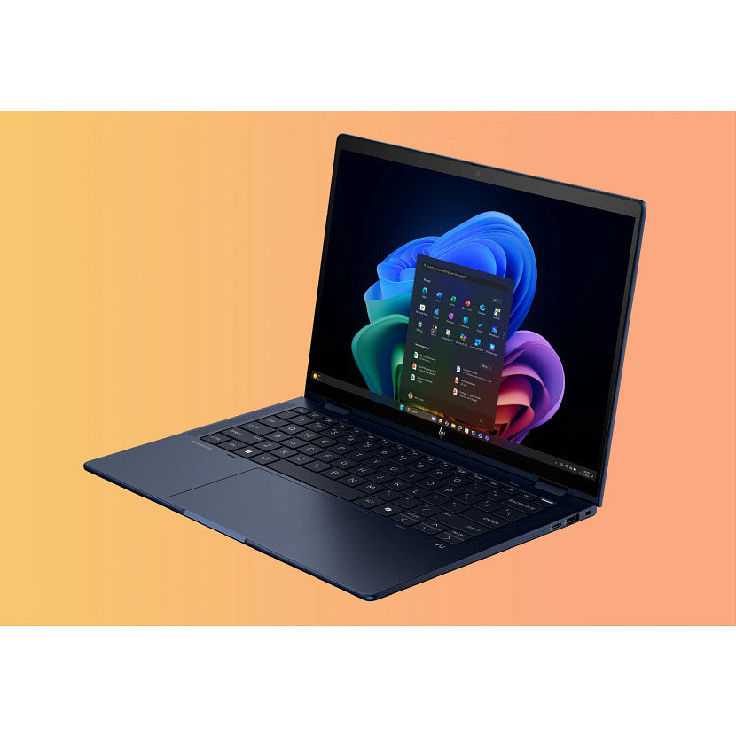 HP EliteBook X Flip G1i Next Gen AI PC Wolf Pro Security Edition Copilot+ PC Intel Core Ultra 7 268V Hybrid (2-in-1) 35.6 cm (14") Touchscreen WUXGA 32 GB LPDDR5x-SDRAM 1 TB SSD Wi-Fi 7 (802.11be) Windows 11 Pro Blue (B8GE7UT#ABA) - Cartouches Certifiees