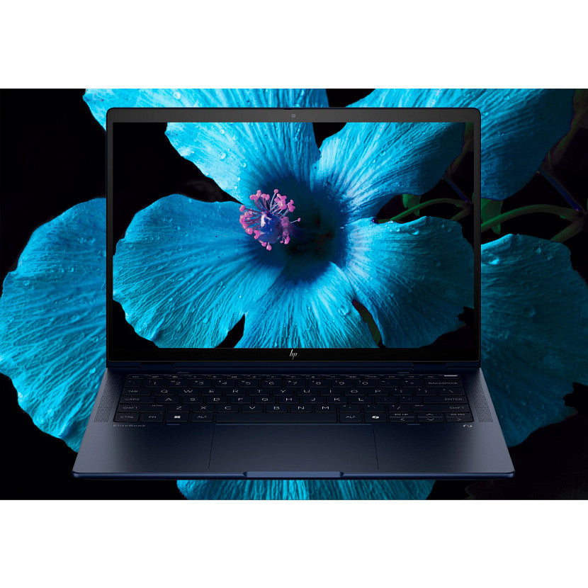 HP EliteBook X Flip G1i Next Gen AI PC Wolf Pro Security Edition Copilot+ PC Intel Core Ultra 7 268V Hybrid (2-in-1) 35.6 cm (14") Touchscreen WUXGA 32 GB LPDDR5x-SDRAM 1 TB SSD Wi-Fi 7 (802.11be) Windows 11 Pro Blue (B8GE7UT#ABA) - Cartouches Certifiees