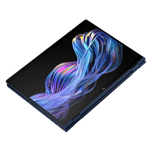 HP EliteBook X Flip G1i Next Gen AI PC Wolf Pro Security Edition Copilot+ PC Intel Core Ultra 7 268V Hybrid (2-in-1) 35.6 cm (14") Touchscreen WUXGA 32 GB LPDDR5x-SDRAM 1 TB SSD Wi-Fi 7 (802.11be) Windows 11 Pro Blue (B8GE7UT#ABA) - Cartouches Certifiees