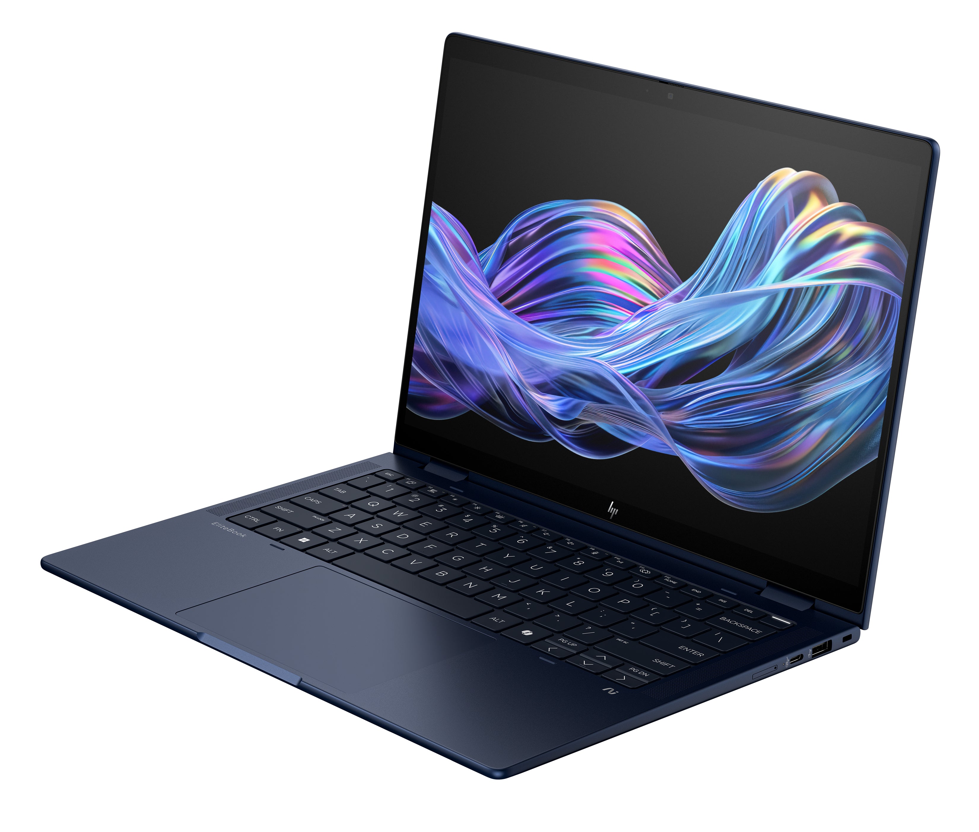 HP EliteBook X Flip G1i Next Gen AI PC Wolf Pro Security Edition Copilot+ PC Intel Core Ultra 7 268V Hybrid (2-in-1) 35.6 cm (14") Touchscreen WUXGA 32 GB LPDDR5x-SDRAM 1 TB SSD Wi-Fi 7 (802.11be) Windows 11 Pro Blue (B8GE7UT#ABA) - Cartouches Certifiees